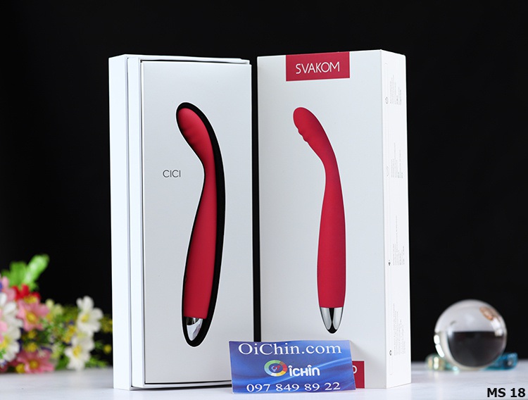 Svakom Cici Máy Mát Xa Âm Đạo 25 Chế Độ Rung Silicone Mềm Mịn