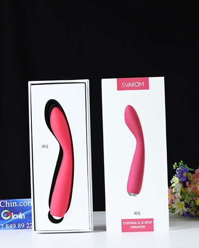 Máy rung Svakom IRIS mini độc đáo 5 chế độ, silicone mềm mại kích thích