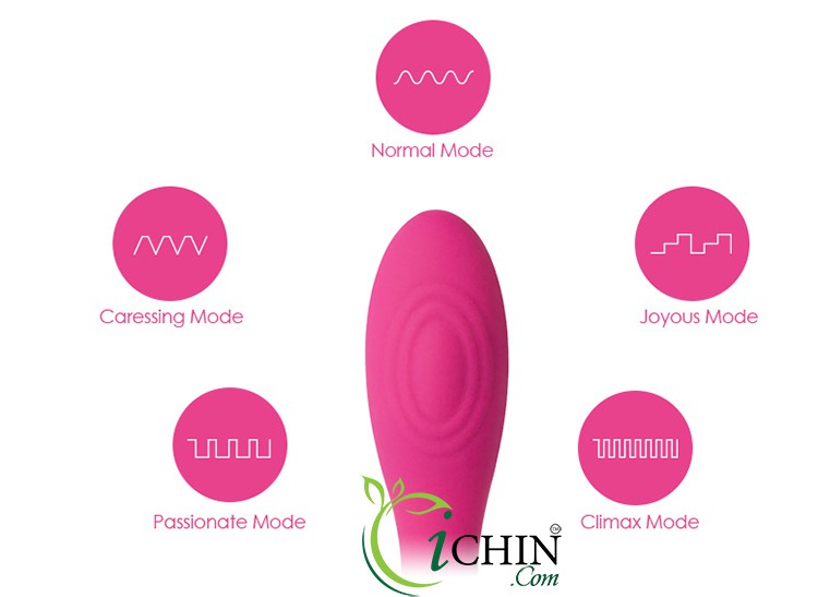 Máy rung Svakom IRIS mini độc đáo 5 chế độ, silicone mềm mại kích thích