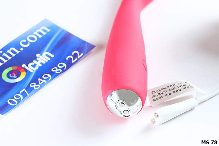 Máy rung Svakom IRIS mini độc đáo 5 chế độ, silicone mềm mại kích thích