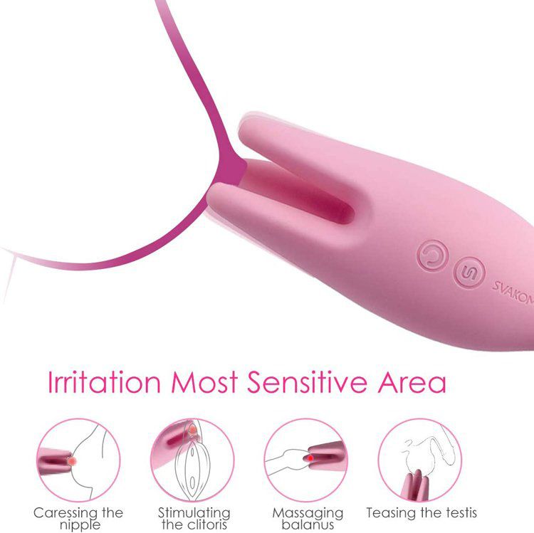 Svakom NYMPH máy rung 2 đầu 25 chế độ cho âm đạo đầu ti