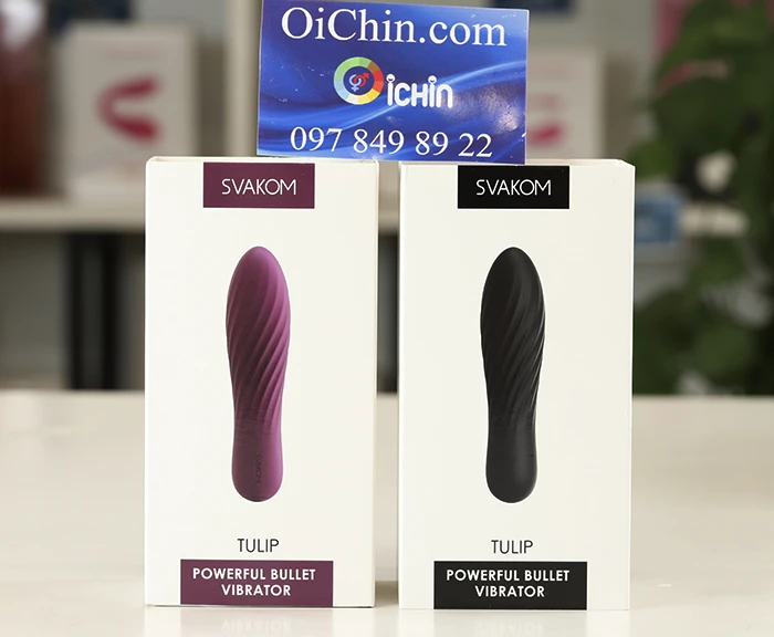 Svakom Tulip mini rung mạnh cao cấp silicon an toàn kích thích đa điểm