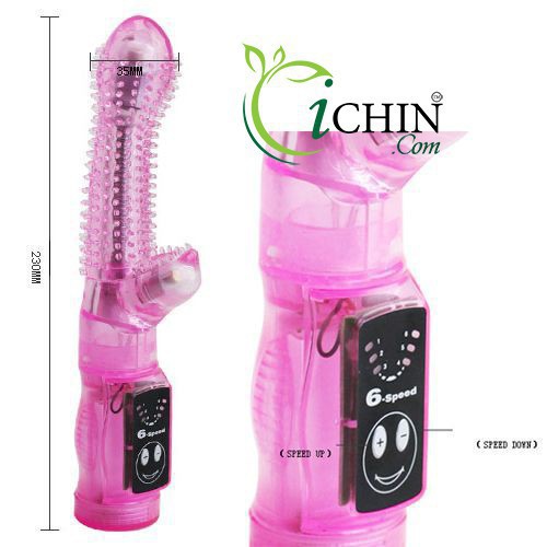 Lybaile Tease gai mềm silicon, 6 chế độ rung, kích thích max