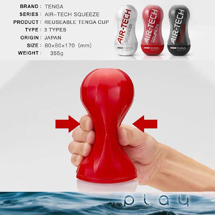 Tenga Airtech Squeeze 3 màu chất liệu cao cấp trải nghiệm mới