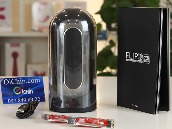 Tenga Flip Zero 3D Rung Silicone Nhật Pin Sạc Đỉnh Cao