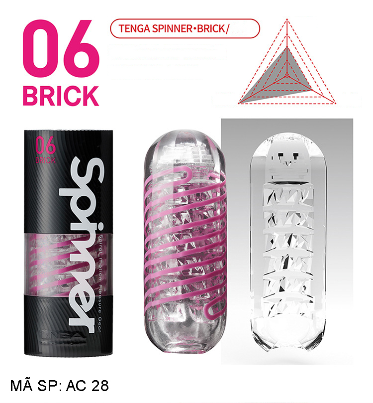 Tenga Spinner cup thủ dâm silicone cao cấp xoắn ốc 6 kiểu dạng độc Tenga Spinner cup thủ dâm silicone cao cấp xoắn ốc 6 kiểu dạng độc