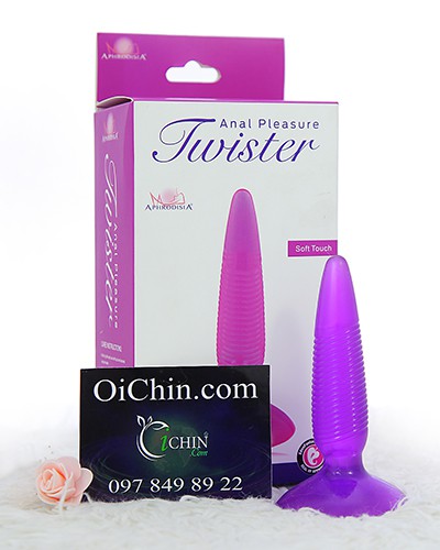 Twister Anal silicone mềm mại an toàn cửa sau kích thích hưng phấn Twister Anal silicone mềm mại an toàn cửa sau kích thích hưng phấn