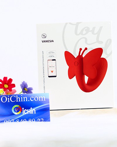 VANESIA Bướm Đỏ Rung Đa Chế Độ Điều Khiển App, Hấp Dẫn