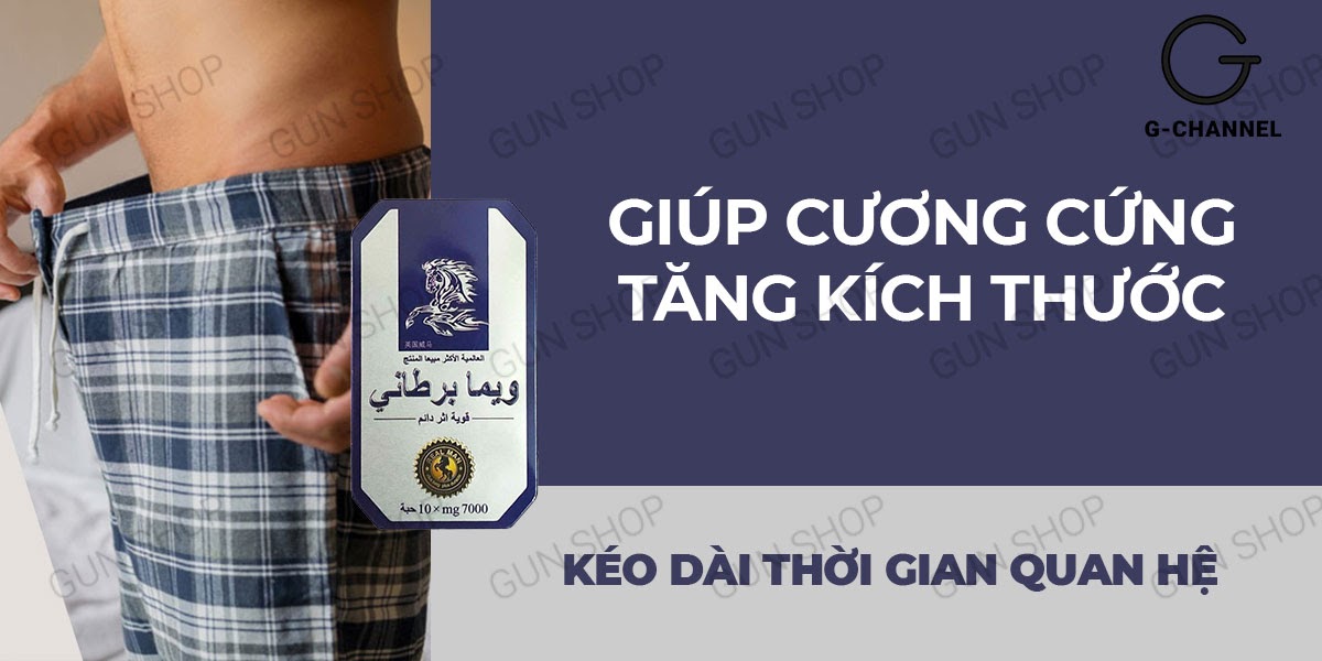 Viên uống cường dương Ngựa Thái tăng cường sinh lý nam hộp 10 viên