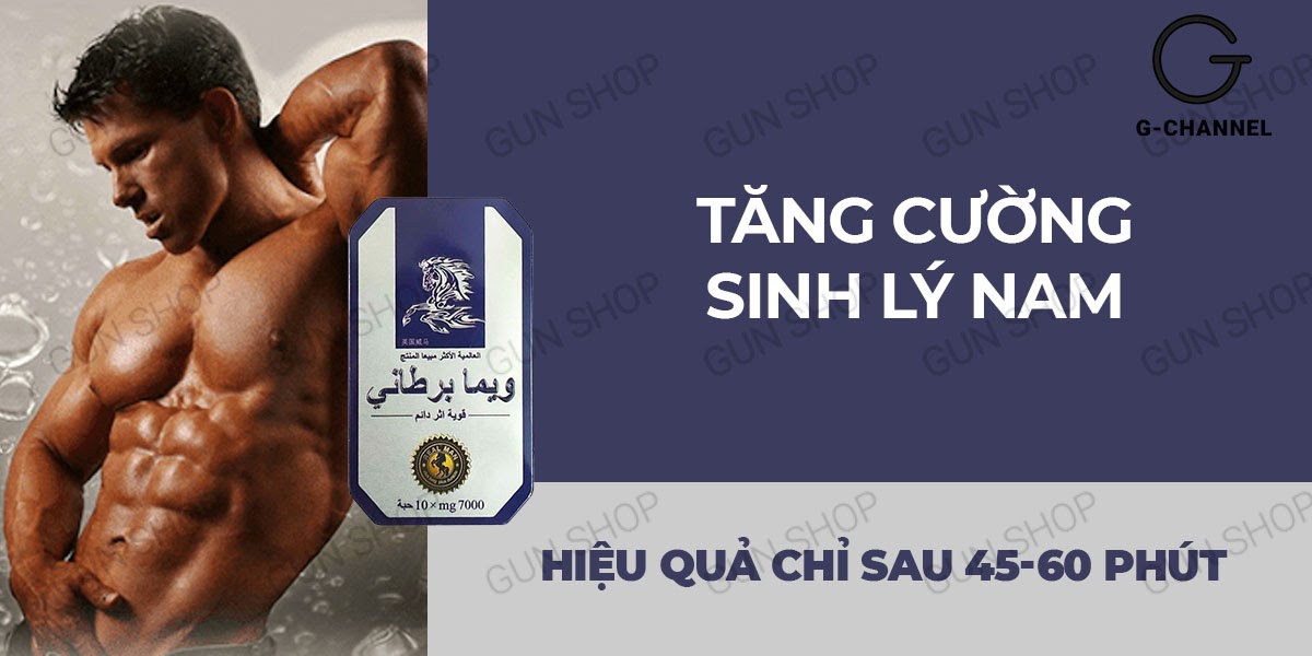 Viên uống cường dương Ngựa Thái tăng cường sinh lý nam hộp 10 viên