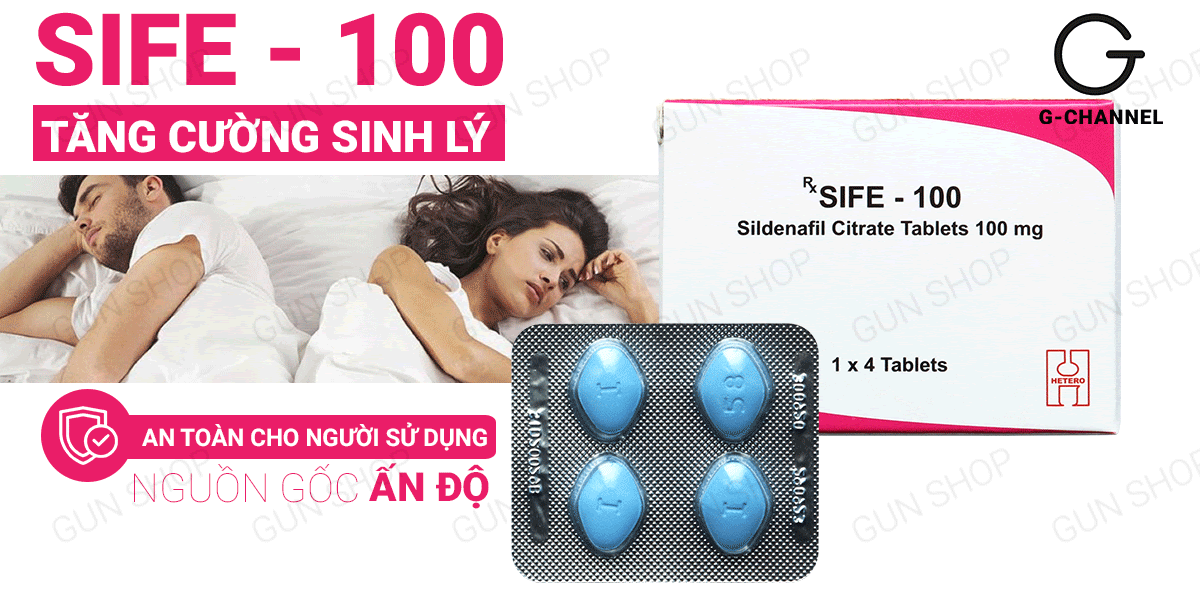 Viên uống cương dương Sife 100 hỗ trợ sinh lý nam tăng cường phê