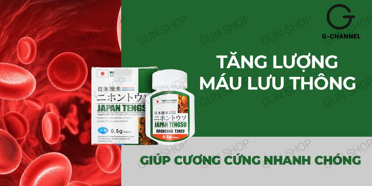 Viên uống cương dương tăng sinh lý Tengsu hộp 16 viên chính hãng Viên uống cương dương tăng sinh lý Tengsu hộp 16 viên chính hãng