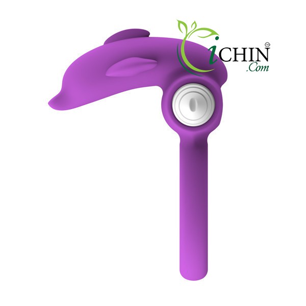 Vòng rung Dolphin massage âm đạo silicone ABS pin LR41