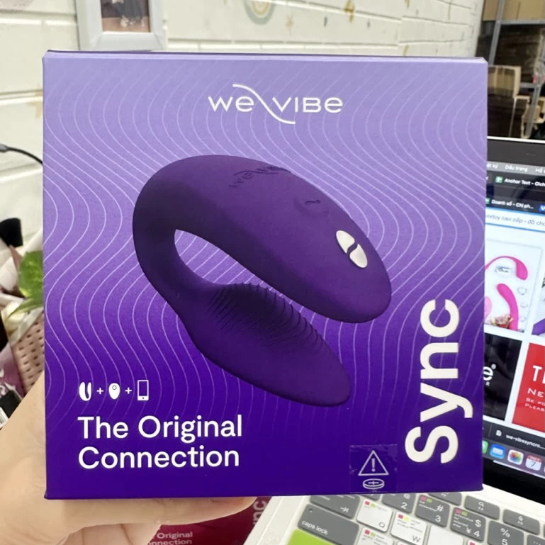 We-vibe SYNC rung 2 đầu chống nước điều khiển từ xa, cao cấp We-vibe SYNC rung 2 đầu chống nước điều khiển từ xa, cao cấp