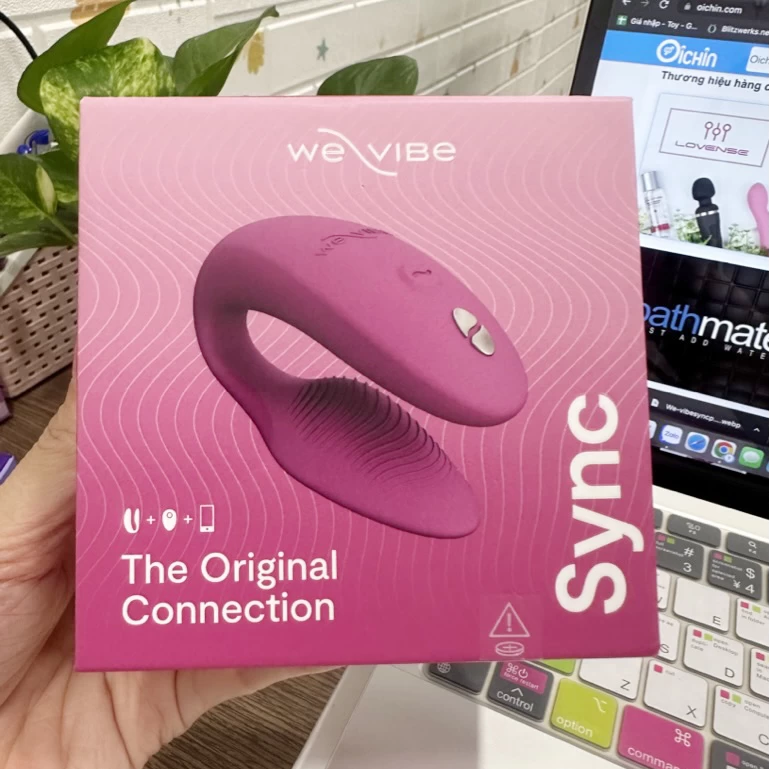 We-vibe SYNC rung 2 đầu chống nước điều khiển từ xa, cao cấp We-vibe SYNC rung 2 đầu chống nước điều khiển từ xa, cao cấp