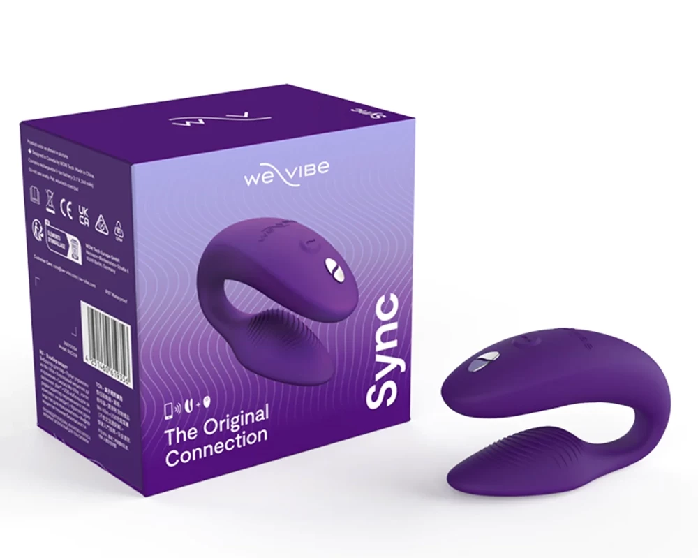 We-vibe SYNC rung 2 đầu chống nước điều khiển từ xa, cao cấp We-vibe SYNC rung 2 đầu chống nước điều khiển từ xa, cao cấp