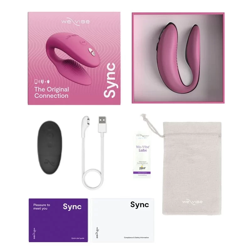 We-vibe SYNC rung 2 đầu chống nước điều khiển từ xa, cao cấp We-vibe SYNC rung 2 đầu chống nước điều khiển từ xa, cao cấp