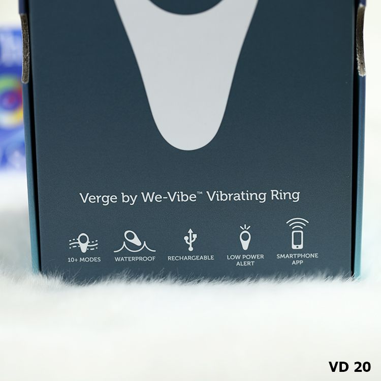 Vòng đeo gốc dương vật WE-VIBE Verge rung êm ái điều khiển từ xa cao cấp Vòng đeo gốc dương vật WE-VIBE Verge rung êm ái điều khiển từ xa cao cấp