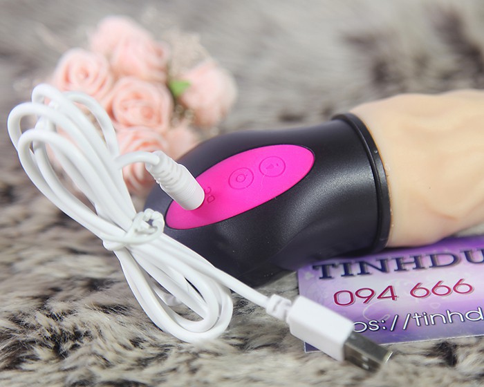 XinLV XL-911 rung mạnh siêu mềm, pin sạc, tỏa nhiệt, silicone