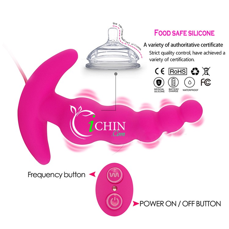 Đồ chơi hậu môn Aphrodisia Beads 10 chế độ rung tê tái