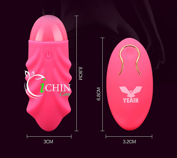Trứng rung Yeain Sakura 10 chế độ massage âm đạo điều khiển từ xa