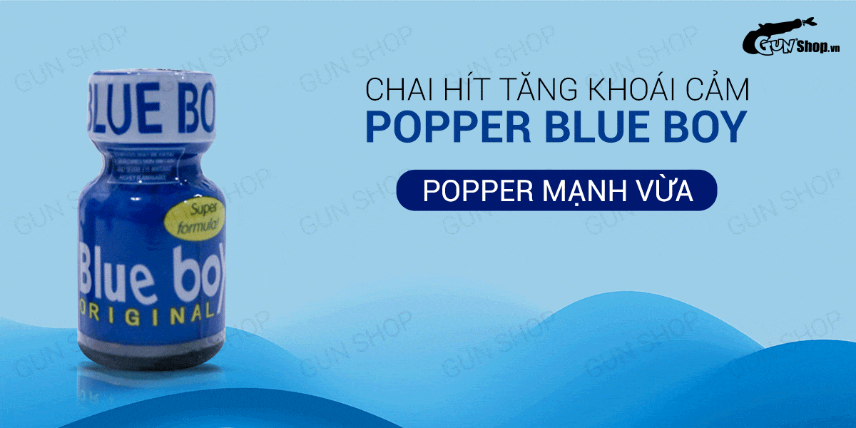 Địa chỉ bán Chai hít tăng khoái cảm Popper Blue Boy - Chai 10ml giá tốt Địa chỉ bán Chai hít tăng khoái cảm Popper Blue Boy - Chai 10ml giá tốt