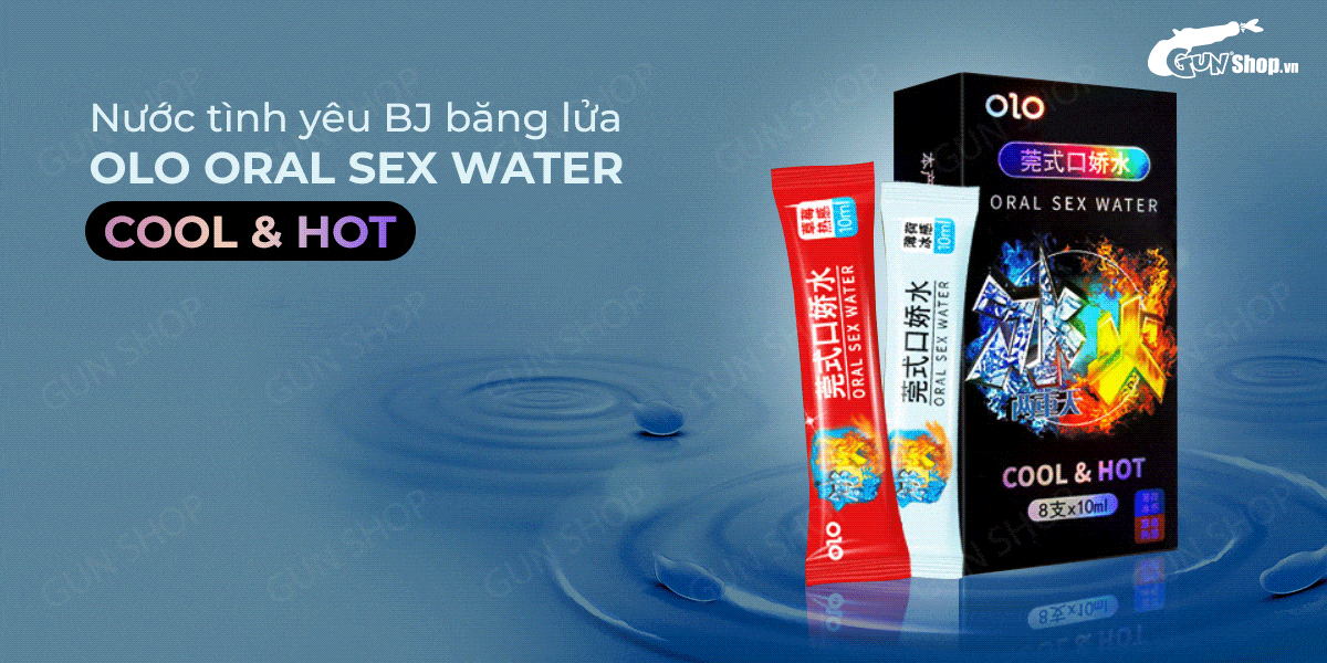  Kho sỉ Nước tình yêu BJ băng lửa - OLO Oral Sex Water Cool & Hot - Hộp 4 cặp có tốt không?