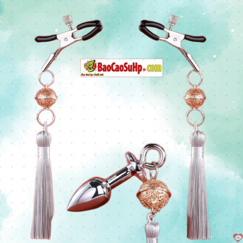 Bộ kẹp ti và thụt hậu môn Inox Mizzzee Slay Tin 2in1
