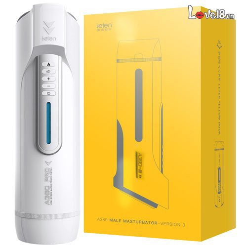Máy thủ dâm tự động Leten A380 Pro 3 thế hệ sưởi ấm, rung mạnh