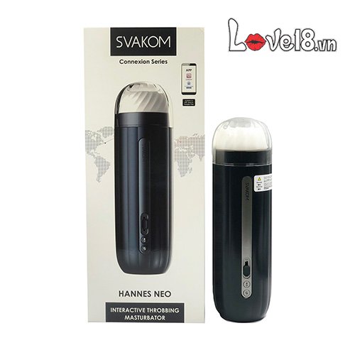 Máy thủ dâm cao cấp Svakom Hannes Neo điều khiển app sạc pin đa chế độ rung
