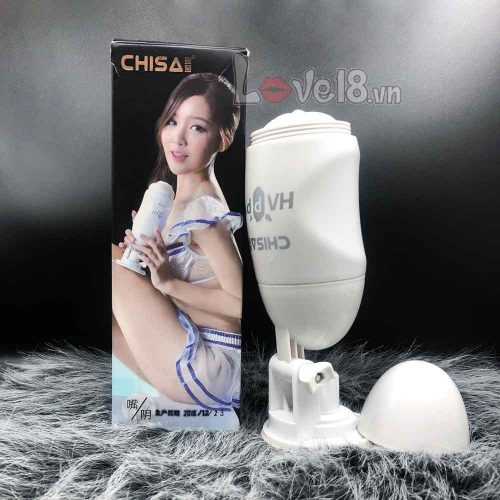 Cốc thủ dâm Happy 2 đầu rung gắn tường xoay 180 độ cảm giác mới