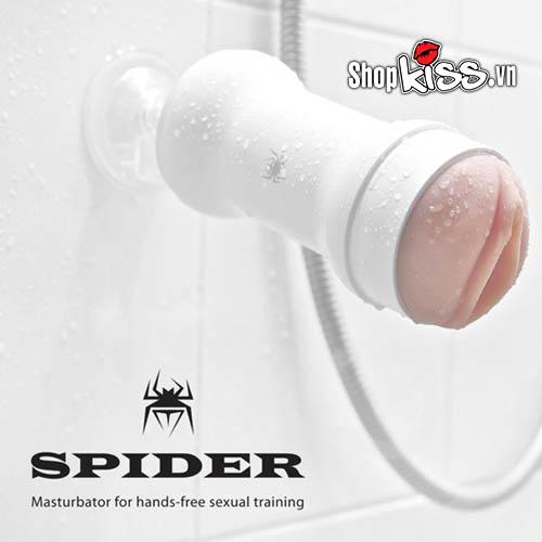 Âm đạo giả gắn tường Spider silicone cao cấp chuẩn y tế