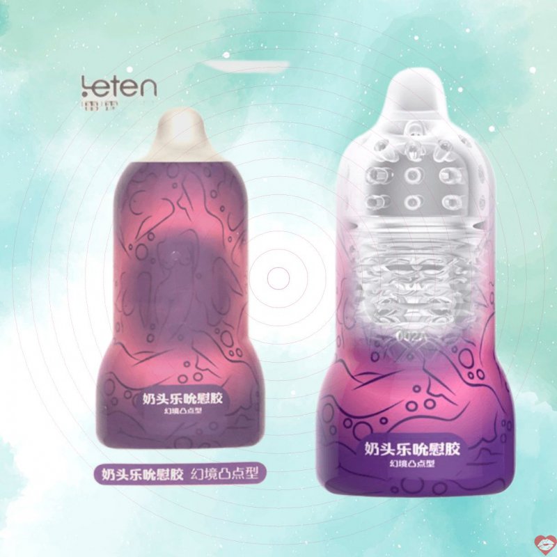 Âm đạo giả Leten Nipple Sucking Cup Purple