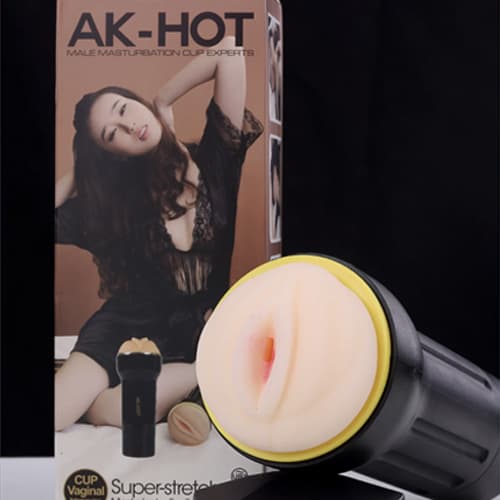 Âm đạo giả AK HOT Super-Stretchy mềm mịn 20 chế độ rung Nhật Bản