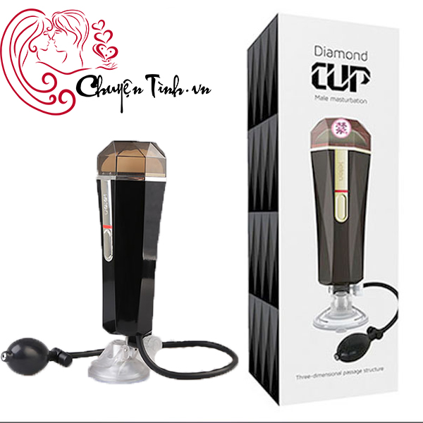 Cốc thủ dâm gắn tường Leten Diamon co bóp mạnh silicon cao cấp