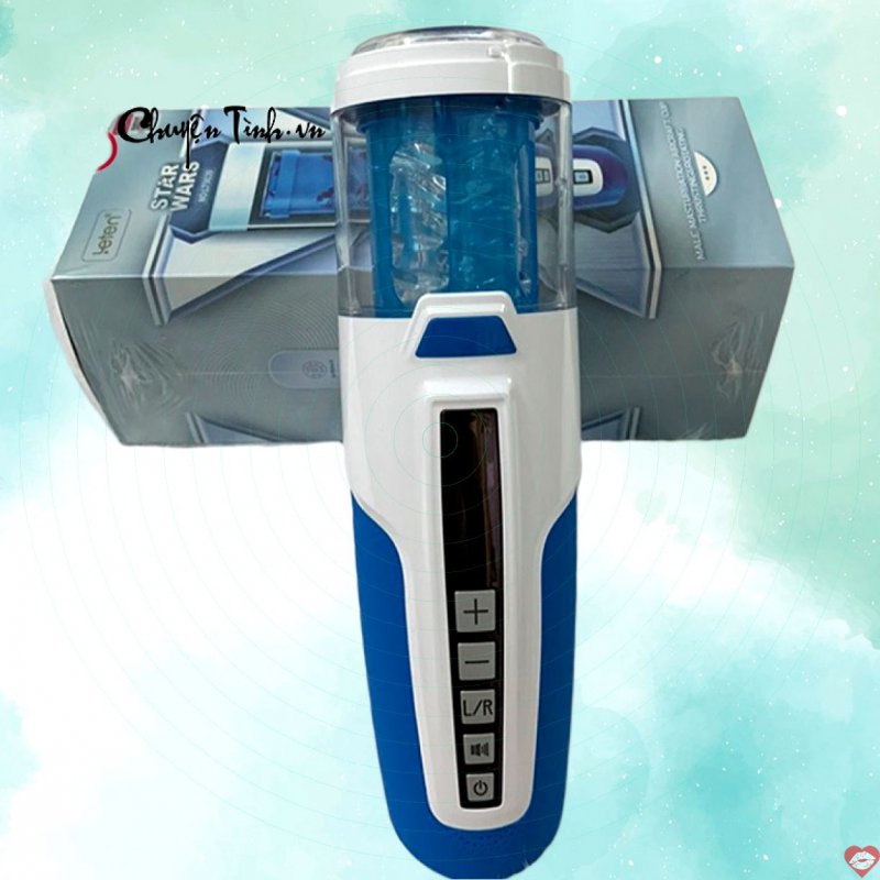 Máy thủ dâm tự động Leten star wars -Xoay thụt âm thanh cực phê