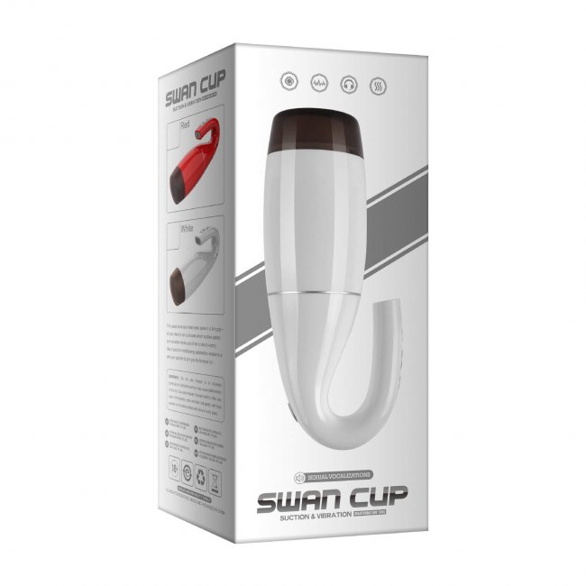Máy thủ dâm SWAN CUP 12 chế độ rung rên tỏa nhiệt sạc pin sang trọng