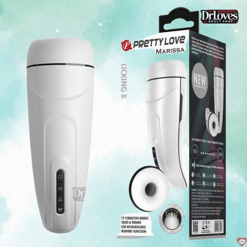Máy Thủ Dâm PrettyLove Marissa Rung Liếm Sưởi Ấm