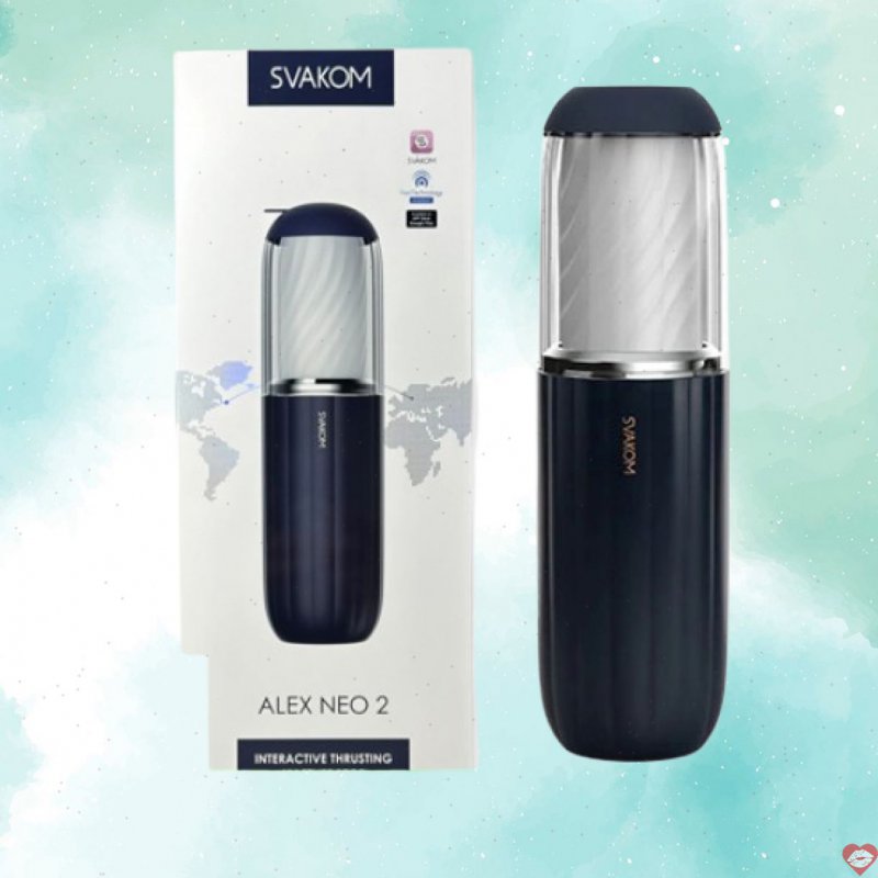 Svakom Alex Neo 2 đồ chơi thủ dâm thụt tự động cho nam kết nối App - USA