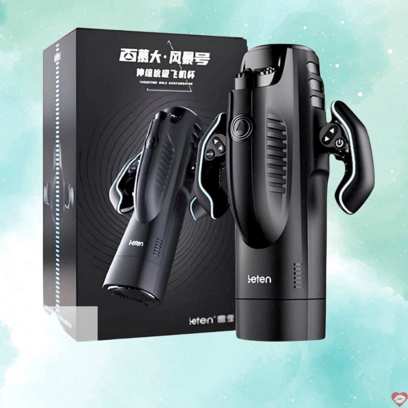 Leten Bermuda Storm máy làm tình tự động thụt hút sưởi ấm cho nam