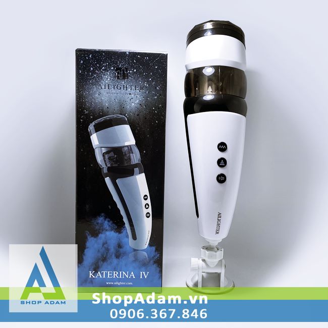 Máy rung nam gắn tường xoay thụt tự động âm thanh Katerina IV đa cảm xúc