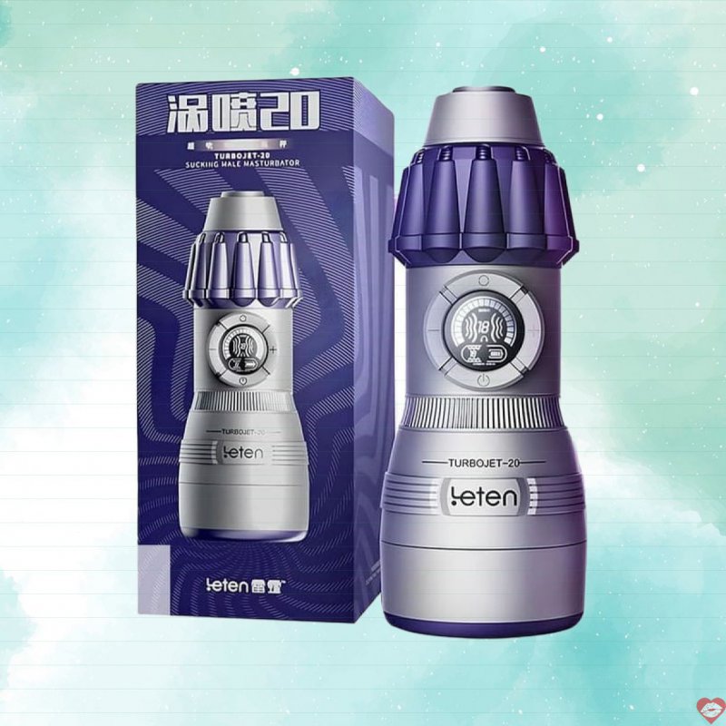 Máy thẩm du cho nam rung co bóp có âm thanh màn LCD Leten TurboJet-20
