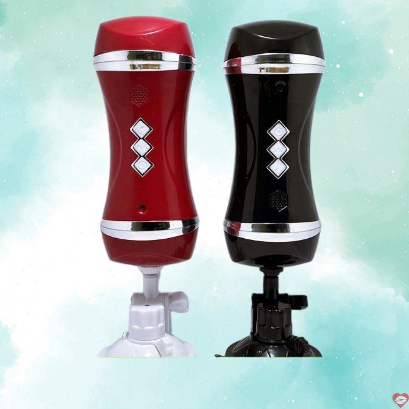 Dụng cụ tự sướng gắn tường 2 đầu âm đạo và miệng có rung rên