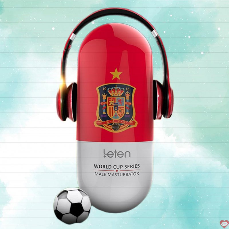 Cốc Thủ Dâm Sành Điệu Leten Football Có Rung Sạc Điện