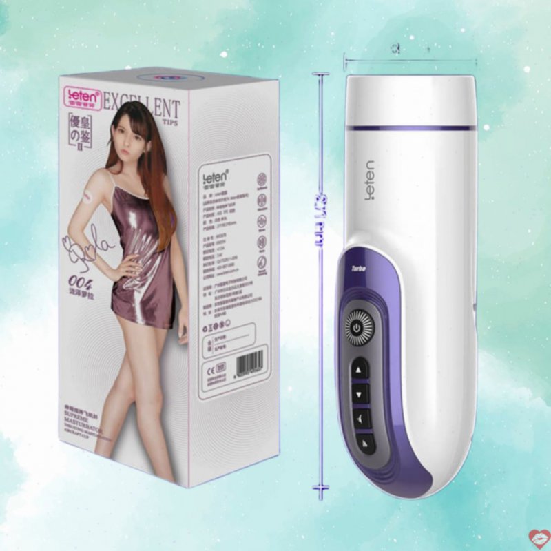Âm đạo giả tự động Leten có âm thanh và sưởi ấm