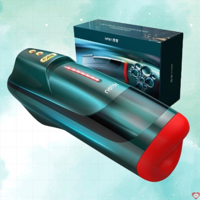 Máy thủ dâm Leten Air Blowjob rung bú sưởi ấm cực phê