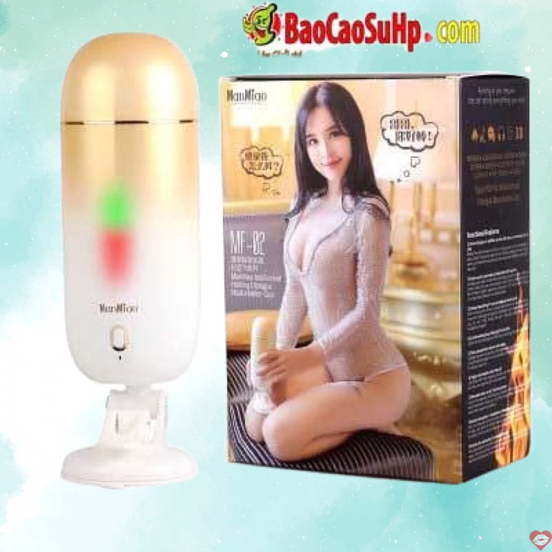 Sextoy âm đạo đóng tường Manmiao phát nhiệt cao cấp.