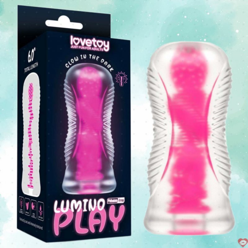 Âm đạo USA trong suốt phát quang Lovetoy kênh xoắn LV342041