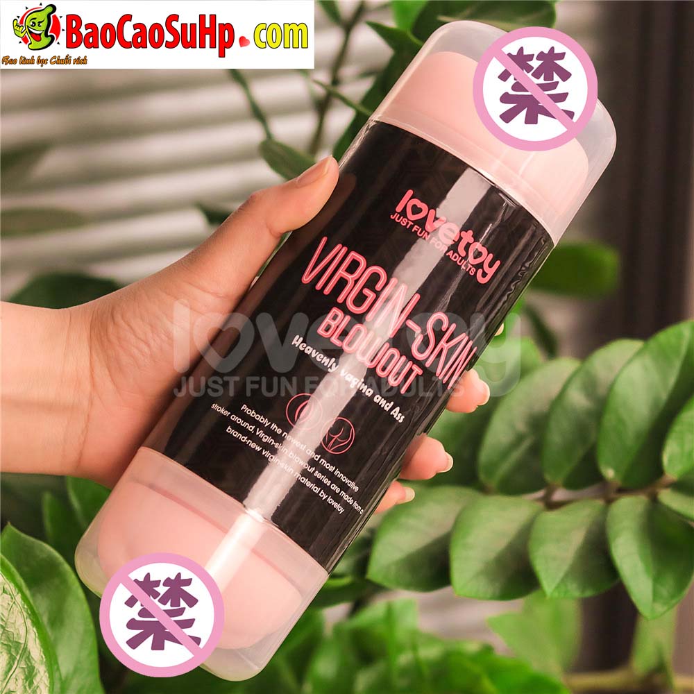 Cốc thủ dâm 2 đầu Lovetoy Virgin-skin Blowout USA cảm giác mới lạ