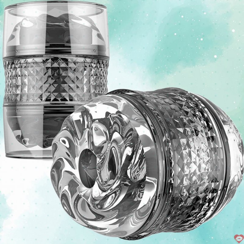 Cốc thủ dâm trong suốt 2 đầu Air Short Tuning nhỏ gọn